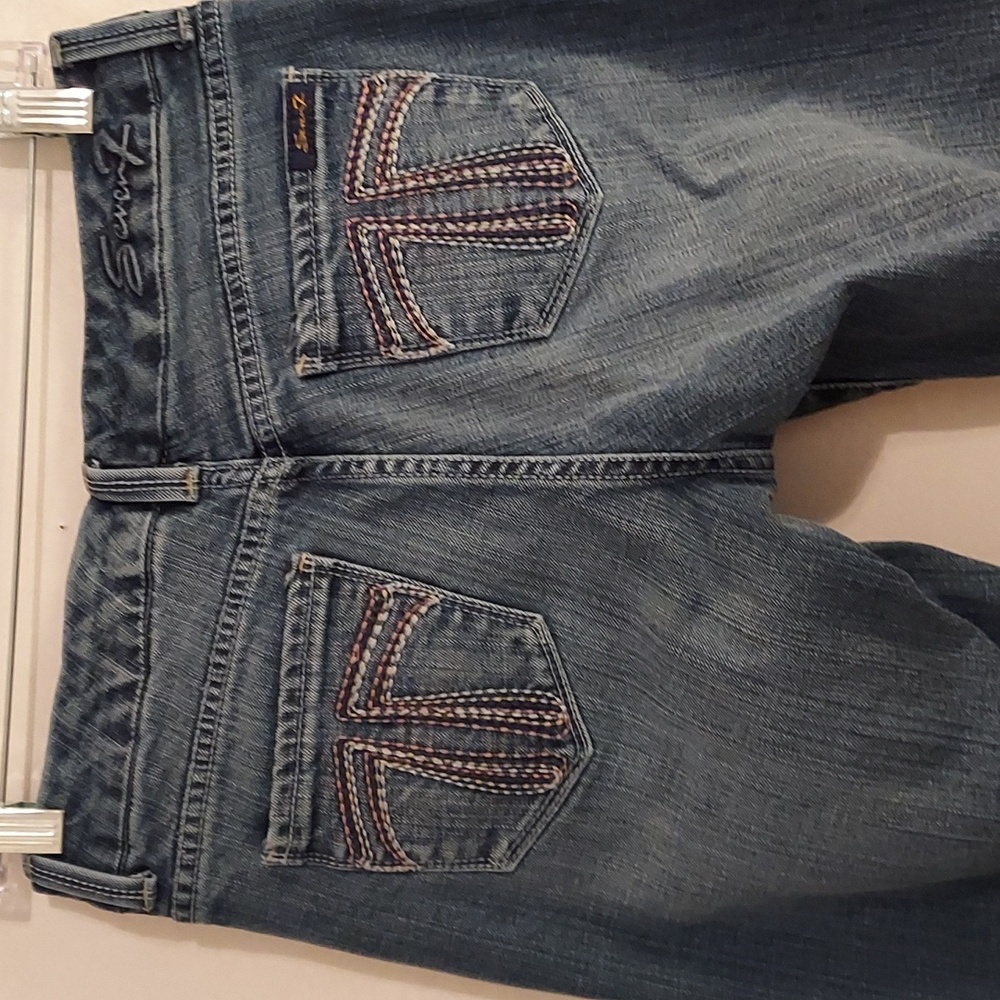 Seven7 Boot Cut Jeans Size 4 - Picture 6 of 12